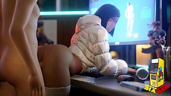 Ex boyfriend fucking his friend girlfriend while she playing fortnite~