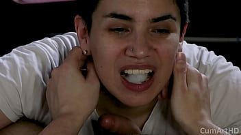 POV Blowjob &amp_ Cum Swallow to the rythm of NIN