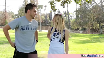 Skinny cheerleader stepsis Carmen decided to fuck her stepbro today Her plan was a success