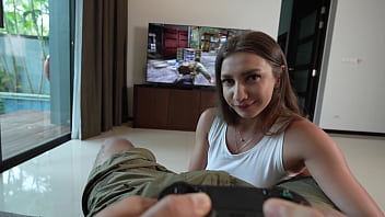 I prefer fucking her over video games