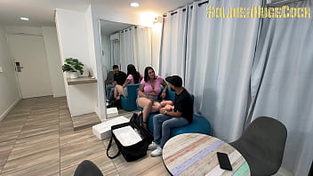 I test my new TANTALY doll together with my neighbor&#039_s whore