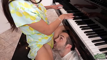 Scarlett Alexis orgasms as she takes Donnie Rock'_s cock and advice