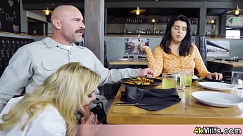 Here is a waitress you can free fuck everytime No wonder this is our favourite restaruant