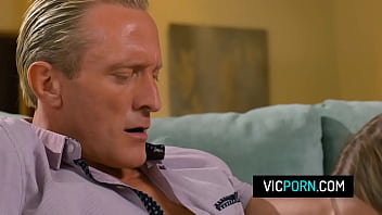 Kinky wife Lexi Luna bangs her husband&#039_s mistress Scarlett Sage with a strapon