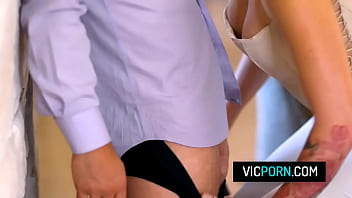 Hot brunette milf Charlotte Sins takes every inch of her partner'_s cock in her pussy