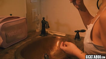 Kinky surprise by pervy big cock neighbor for petite Asian teen Lulu Chu