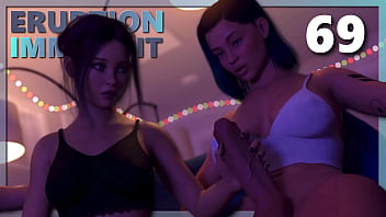 ERUPTION IMMINENT #69 &bull_ She takes good care of this giant, pulsating cock