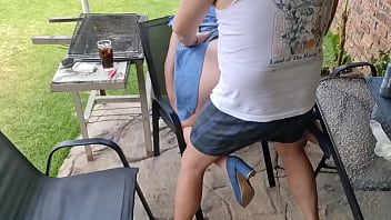 Mutual masturbation ends in doggystyle