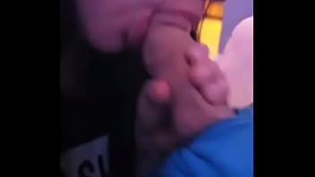 Close Up Sloppy Big Tits Wife Blowjob