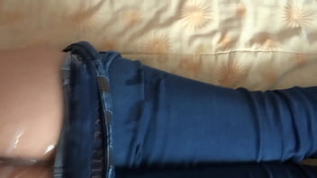 Stepson sticks his big cock in my ass and I get two big cumshots, I love smelling cum