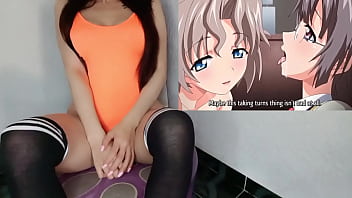 La enga&ntilde_a con 4 chicas y ella le pide que entonces hagan una orgia - Hentai Tsugou no Yoi SexFriend Cap. 3