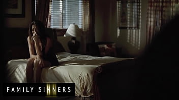 FAMILY SINNERS - Silvia Sage Takes Comfort In Her Stepson  Seth'_s Arms When She Gets The Urge To Suck His Big Dick