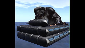asian wife on vacation gets the giant dick of a humongous aftican muscle bull