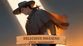 How he moans with pleasure