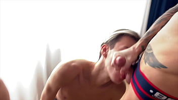 Stepfather fucked his stepson and his friends - sex train, huge cock in twink&#039_s ass - 610