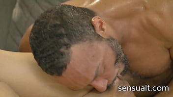 Sexy busty teen stepdaughter suck her stepdad huge dick and get her aashole banged deep -