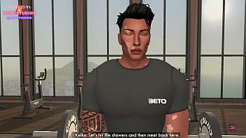 Keiko K rubs one out after day at gym with co-star Raila Rains (to be continued...)