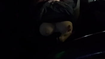 Italian Big Tits Milf Artemisia Love Flashing her Big Horny Boobs While driving Horny AF