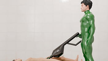 Guy Uses Machine On Another Guy