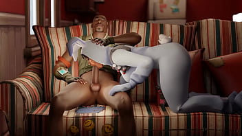 Bunny Brawler Sucking