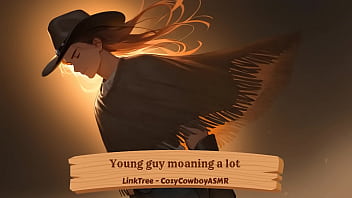 Young guy moaning a lot