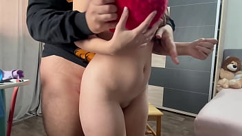 my step-sister showed me what she can do, I was very surprised hot