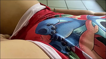 I caught my stepsister alone on the couch and she let me touch her virgin pussy