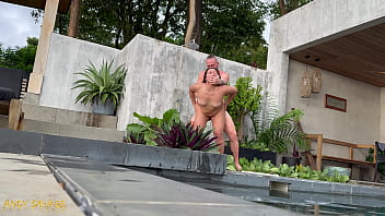 OUTDOOR Domination fucking in the sun