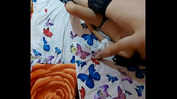 Hot teen couple have a good time in the bedroom - top view - Full Unedited Amateur Videos