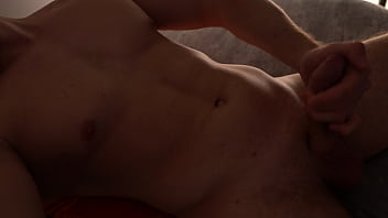 Hot guy splashed everything around again