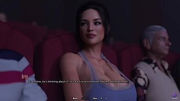 Horny Stepsister Giving Me Blowjob While Watching a Movie - 3D Hentai Animated Porn - Life in Santa County