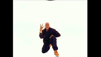 Bald black guy fucking a chubby dark-haired guy in HD (2Pac - Hit '_em up)