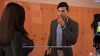 Race Of Life #01 - Brunette College Teacher Wants To Come To Her House And Give Her A Good Fucking