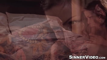 Tattooed Small Hands massaged big boobs in a rough sex session with hot Alexis Fawx