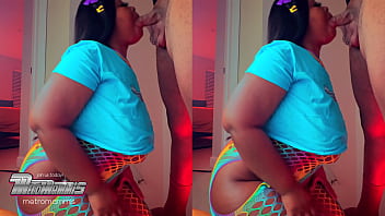 BEAUTY GETS SLOPPY AND SNATCHES SOULS WITH WET BLOWJOB