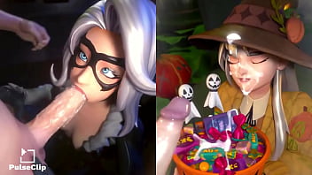 (HMV) - Hentai Uncensored - Satisfaction - the best animation of fallout - the last of us - spider gwen - fortnite - genshin impact