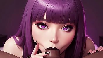 You Can Cum In My Mouth - Cute Gothic Girl Loves BBC POV - AI