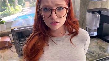 Redhead Step Daughter Filled With Cum - Naomi Hughes - Family Therapy - Alex Adams