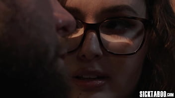 Big tits teen Leana Lovings crushed by boyfriends dick and teen enjoyed hardcore fucking