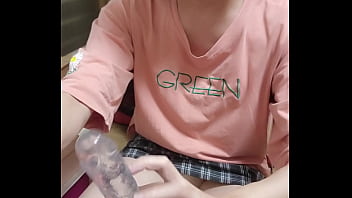 Shemale Ting Xuan blowjob dildo.