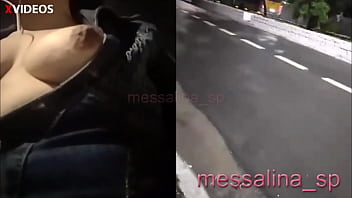 MESSALINA - MARRIED LATINA LIKES TO FEEL WHOLE AND SHOW HER NATURAL TITS TO DRIVERS (SEE FULL ON RED)