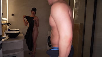 My Pervert Roomate Stalks Me In The Bathroom And Drills My Pussy And Throat Without Mercy - Jason Carrera And Yenifer Chacon