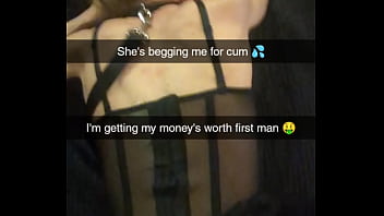 Real Cheating Milf Wife Fucked And Cucked To pay Husband'_s Debt On Snapchat -Richelle Rose