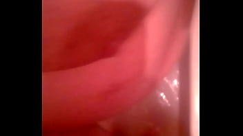 Hot bathtub blowjob and cum on boobs in bathroom