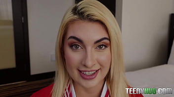 Cute Guy&rsquo_s Monstrous Dick Drills Kylie&rsquo_s Cunt Deep!