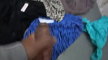 I jerk off and cum in my wife'_s used panties, great compilation