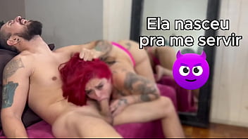Camila Ga&uacute_cha: A Ruiva Que Nasceu Pra Servir Seu Macho CREAMPIE