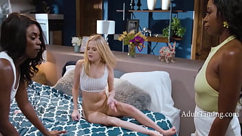 Caught Fingering Their step Daughter  - Ana Foxxx, Mocha Menage, Coco Lovelock | AdultTiming