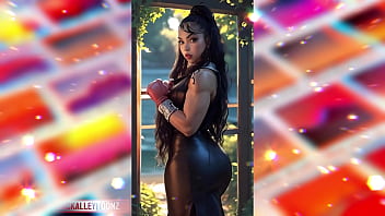 HUSTLE &amp_ INK MODELS LOVE THEIR TATTOOS ON THEIR THICK THIGHS AND BIG BUTTS