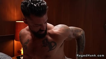 Muscle trucker anal fucks fellow driver